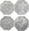 Deutschland 5 & 10 Pfennig Lörrach -