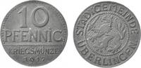 Deutschland 10 Pfennig Kriegsmünze Stadtgemeinde Überlingen -