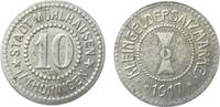Deutschland 10 Pfennig Notmünze Stadt Mühlhausen / Thüringen -