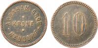 Deutschland 10 Pfennig KRONE, ABRAHAM GROB, NEUDORF -