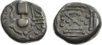 Indien 1 Drachm Gadhaiya Paisa, Chalukyas of Gujarat, north-western India -