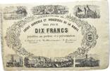 Schweiz 10 Francs Freiburg, Agricultural and Industrial Credit of Broye, le 1 Décembre 1866 -