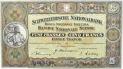 Schweiz 5 Franken Swiss National Bank (Schweizerische Nationalbank) 4.12.1942 -