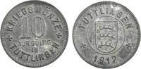 Deutschland 10 Pfennig Kriegsmünze, Tuttlingen (Württemberg) -