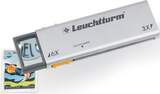 Leuchtturm LED-Aufziehlupe DUPLEX 3-/6-facher Vergrößerung, aufladbar 360730 Neu