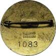 Bronzeanstecker Olympische Spiele 1936 Berlin farbig emailliert von Osang