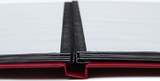 Leuchtturm Einsteckbuch Rot Basic DIN A4, 16 schwarze Seiten 317377 Neu