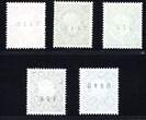Berlin Rollenmarken MiNr. 182-186 R postfrisch MiNr. 182-186 R Rollenmarken