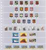 Lindner Klarsichthüllen mit 8 Streifen 828P (10er Pack) Neu -