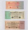 Lindner Klarsichthüllen mit 3 Streifen für Banknoten 831P (10er Pack) Neu -