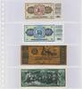 Lindner Klarsichthüllen mit 4 Streifen für Banknoten 852P (10er Pack) Neu -