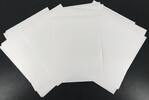 Lindner Beschriftungsblätter Weiß Format: 249 x 183 mm, 802001 (100er Pack) Neu -