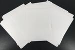 Lindner Beschriftungsblätter Weiß Format: 249 x 215, 802013 (100er Pack) Neu -