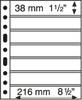 Leuchtturm Hüllen Schwarz Grande 7S (5er Pack) 314011 Neu -