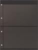 Kobra Einsteckblätter Schwarz E22 mit 2 Streifen (10er Pack) Neu -