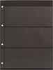 Kobra Einsteckblätter Schwarz E23 mit 3 Streifen (10er Pack) Neu -