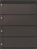 Kobra Einsteckblätter Schwarz E24 mit 4 Streifen (10er Pack) Neu -
