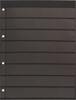 Kobra Einsteckblätter Schwarz E28 mit 8 Streifen (10er Pack) Neu -