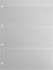 Kobra Einsteckblätter Klar E13, 3 Streifen mit (10er Pack) Neu -
