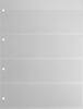 Kobra Einsteckblätter Klar E14 mit 4 Streifen (10er Pack) Neu -
