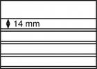 Leuchtturm Steckkarten mit 4 Str. und Schutzblatt 158x113mm 100erPack 341467 Neu -