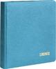 Lindner Karat Ringbinder Blau aus Leder 1106L-B Neu -