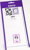 DAVO Klemmstreifen Easy Schwarz selbstklebend Z92, 10 Stück DV41092 Neu -