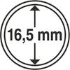 Leuchtturm Münzkapsel Grips 16,5 mm (100er Pack) 300436 Neu -