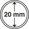 Leuchtturm Münzkapsel Grips 20 mm (100er Pack) 311634 Neu -