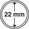Leuchtturm Münzkapsel Grips 22 mm (100er Pack) 317753 Neu -