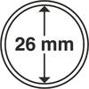 Leuchtturm Münzkapsel Grips 26 mm (10er Pack) 309404 Neu -