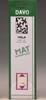 Davo Streifen Mela schwarz M86 (215 x 90 mm) DV11086 Neu -