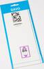 Davo Streifen Cristal glasklar C86 (215 x 90 mm) DV22086 Neu -