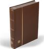 Leuchtturm Einsteckbuch Braun LEDER, DIN A4, 64 schwarze Seiten 356723 Neu -