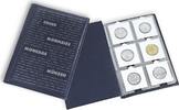 Leuchtturm Taschenalbum ROUTE für 60 Münzrähmchen, blau 325026 Neu -