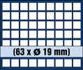 Safe Münztableau 6319 SP für 63 Münzen bis 19 mm Ø Neu -