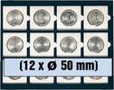 Safe Münztableau 6350 SP für 12 Münz-Rähmchen bis 50 mm Ø Neu -