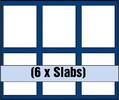 Safe Münztableau 6373 SP für 6 Slabs Neu -