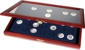 Safe Münzen-Vitrine mit rd. Vertiefungen für 35 Münzen mit 29 mm Ø Nr. 5912 Neu -