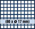 Safe Einzelkassette NOVA DeLuxe für 80 Münzen à 17 mm Ø Nr. 63170 Neu -