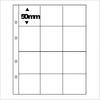 Safe Premium Ergänzungsblätter mit 12 Fächern (50x50 mm) (5er Pack) Nr. 7400 Neu -