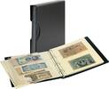Lindner Banknotenalbum schwarz mit Kassette und 20 Klarsichthüllen SRSBN-814 Neu -
