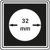 Lindner Münzkapsel CARRÉE 32 mm 2240032 (4er Pack) Neu -