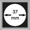 Lindner Münzkapsel CARRÉE 37 mm 2240037 (4er Pack) Neu -