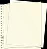 Lindner Beschriftungsblätter Weiß Format: 296 x 242 mm, 802011 (100er Pack) Neu -