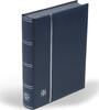 Leuchtturm Einsteckbuch Blau LEDER, DIN A4, 64 schwarze Seiten 356722 Neu -