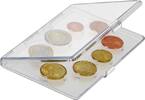 Safe Münzetui Transparent für 1x 1 Euro-Satz (1 Cent bis 2 Euro) Nr. 7913 Neu -