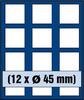 Safe Tableau für Combi-Kassette NOVA DeLuxe für 12 Münzen à 45 mm Ø Nr 63451 Neu -