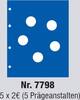 Safe Neutrales Ergänzungsblatt 5 x 2 Euro für TOPset-Album Nr. 7798 Neu -