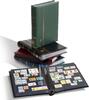Leuchtturm Einsteckbuch/Kassette Blau PREMIUM, DIN A4,64 schw. Seiten 371805 Neu -